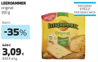 Coop LEERDAMMER original 350 g offerta
