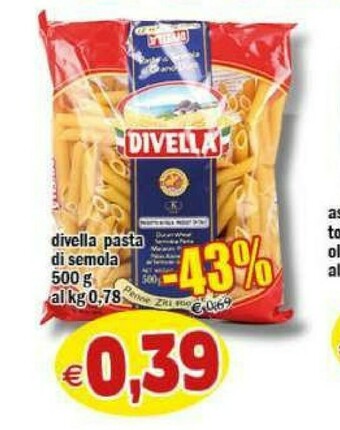 Gros Divella Pasta di semola offerta