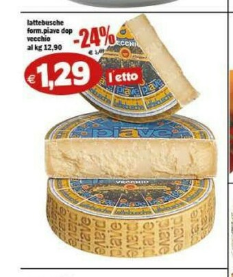 Gros Lattebusche Formaggio offerta