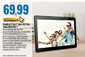 Majestic tablet 10.1 wi-fi 714