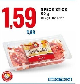 Eurospin La bottega del gusto speck stick offerta