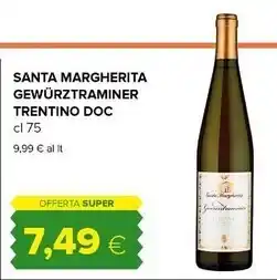 Tigre Santa margherita gewurztraminer trentino doc offerta