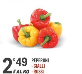 Supermercati Dok Peperoni - gialli - rossi offerta