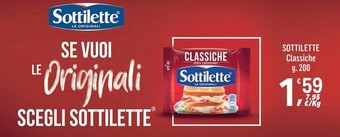 Supermercati Dok Sottilette classiche offerta