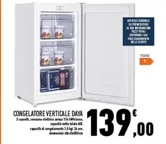 Daya congelatore verticale