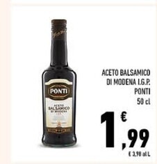 Conad Ponti aceto balsamico di modena i.g.p offerta