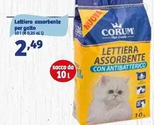 In'S Mercato Corum lettiera assorbente per gatto offerta