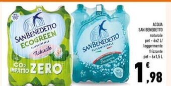 San benedetto acqua