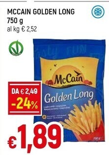 Famila Mccain golden long offerta