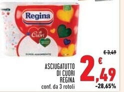 Conad City Regina asciugatutto di cuori offerta