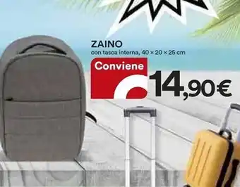 Ipercoop Zaino offerta