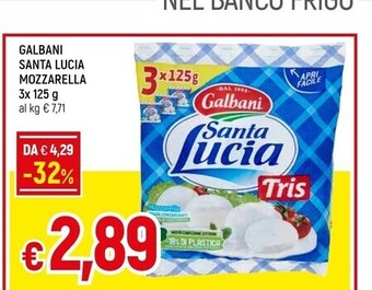 Famila Galbani santa lucia mozzarella 125 g offerta