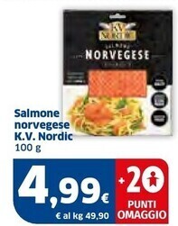 Kv nordic salmone norvegese