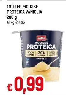 Famila Muller mousse proteica vaniglia 200 g offerta