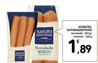 Conad Superstore Sapori & dintorni wurstel offerta
