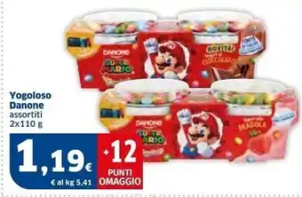 Ok Sigma Danone yogurt offerta