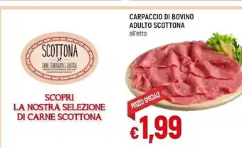 Famila Carpaccio di bovino adulto scottona offerta
