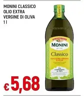 Monini classico olio extra vergine di oliva 1 l
