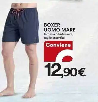 Ipercoop Boxer uomo mare offerta