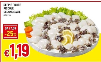 Famila Seppie pulite piccole decongelate offerta