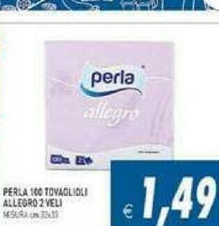 Gros Perla Tovaglioli offerta
