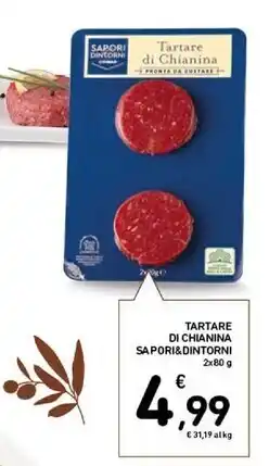 Conad Superstore Sapori & dintorni tartare di chianina offerta