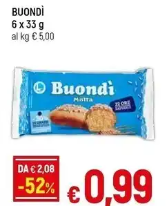 Famila Motta buondi 33 g offerta
