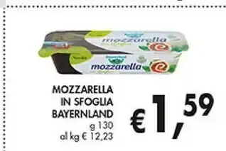 Coal Bayernland mozzarella in sfoglia offerta