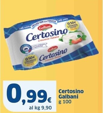 Sigma Galbani certosino offerta