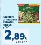 Sigma Findus fagiolini primavera extrafini offerta