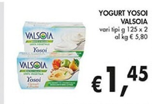 Coal Valsoia yogurt yosoi offerta