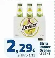 Sigma Dreher birra radler offerta