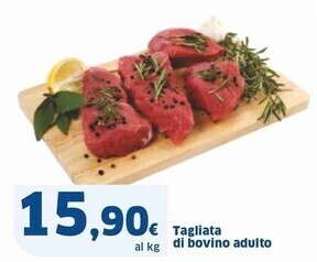 Sigma Tagliata di bovino adulto offerta
