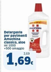 Sigma Amuchina detergente per pavimenti offerta