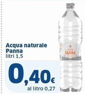 Sigma Acqua panna acqua naturale offerta