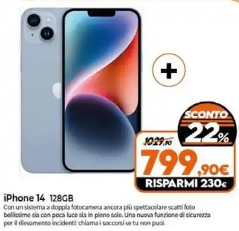 Expert iPhone 14 128GB offerta
