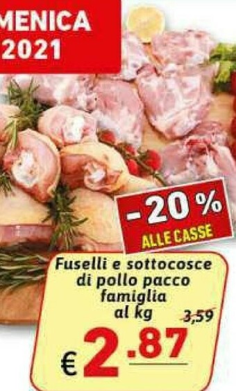 Ipercarni Cosce di pollo offerta