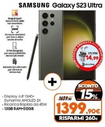 Expert SAMSUNG Galaxy S23 Ultra offerta