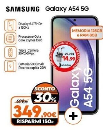 Expert SAMSUNG Galaxy A54 5G offerta