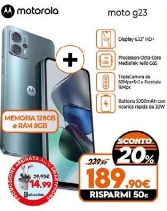 Expert motorola moto g23 offerta