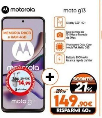 Expert motorola moto g13" offerta