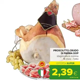 Tigre Prosciutto crudo di parma dop s offerta