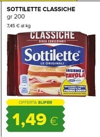 Tigre Sottilette classiche offerta