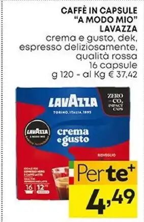 Panorama Lavazza caffe in capsule a modo mio offerta