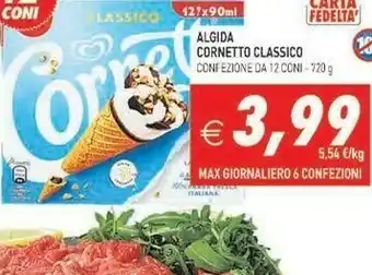 Iperfamily Algida Cornetto Classico offerta