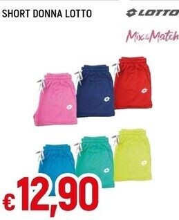 Famila Lotto short donna offerta
