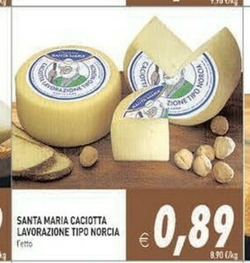 Iperfamily Santa maria Caciotta offerta