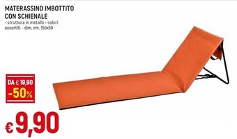 Famila Materassino imbottito con schienale offerta