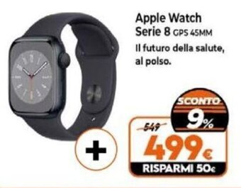 Expert Apple Watch Serie 8 GPS 45MM offerta