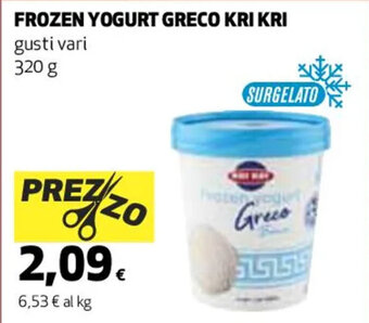 Coop FROZEN YOGURT GRECO KRI KRI gusti vari 320 g offerta